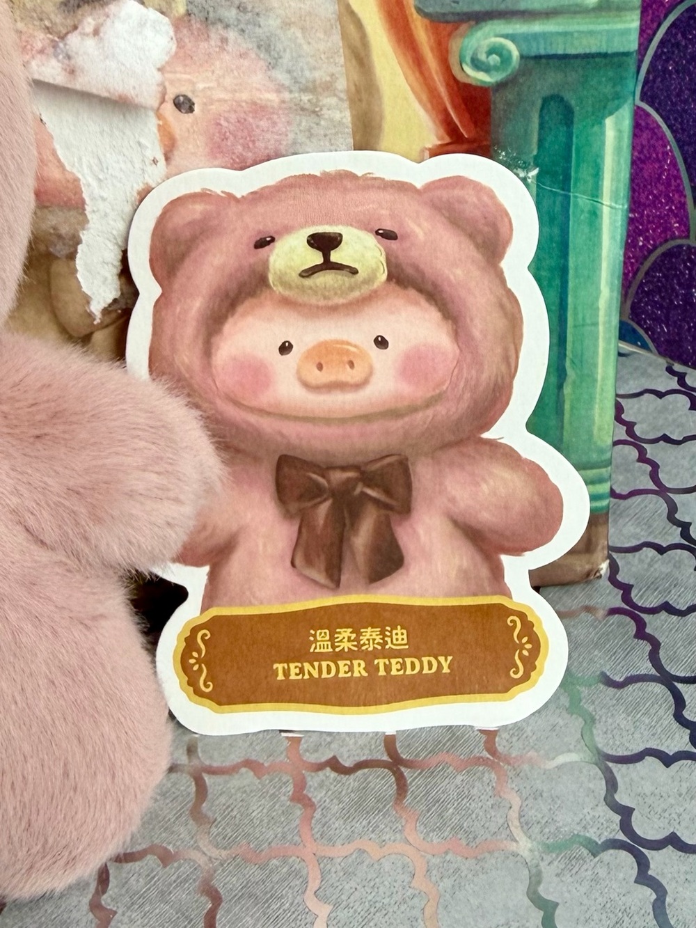 TOYZERO + “Romantic Teddy” Lulu The Piggy Blind Box Vintage Teddy Shop Blush - Picture 4 of 9